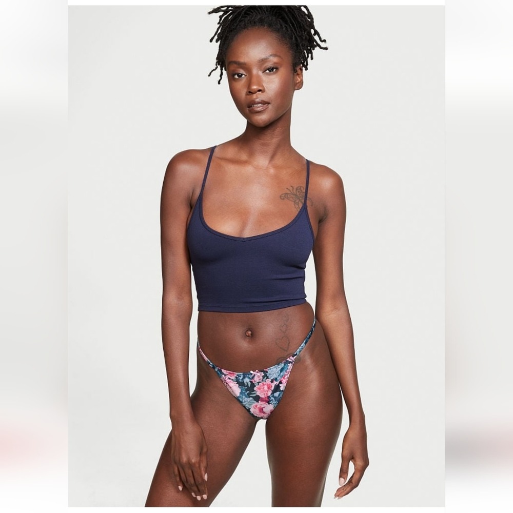 Dream Angels Satin Bow V- String Panty